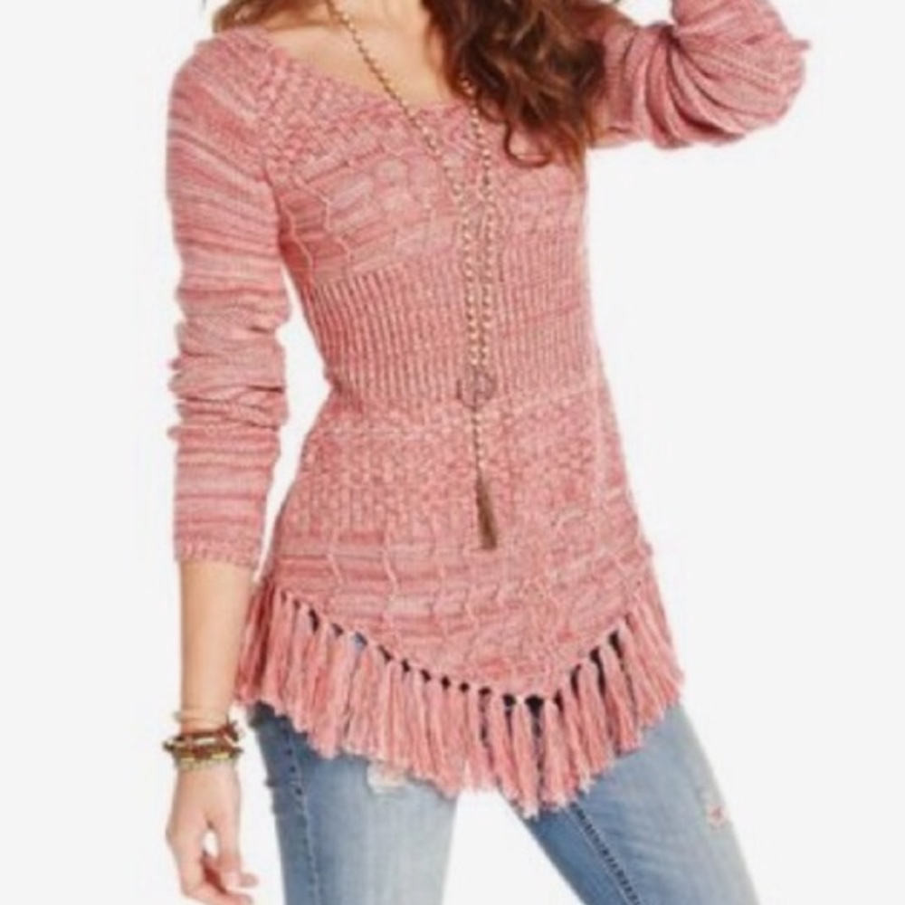 American Rag Fringe Sweater - Picture 2 of 2